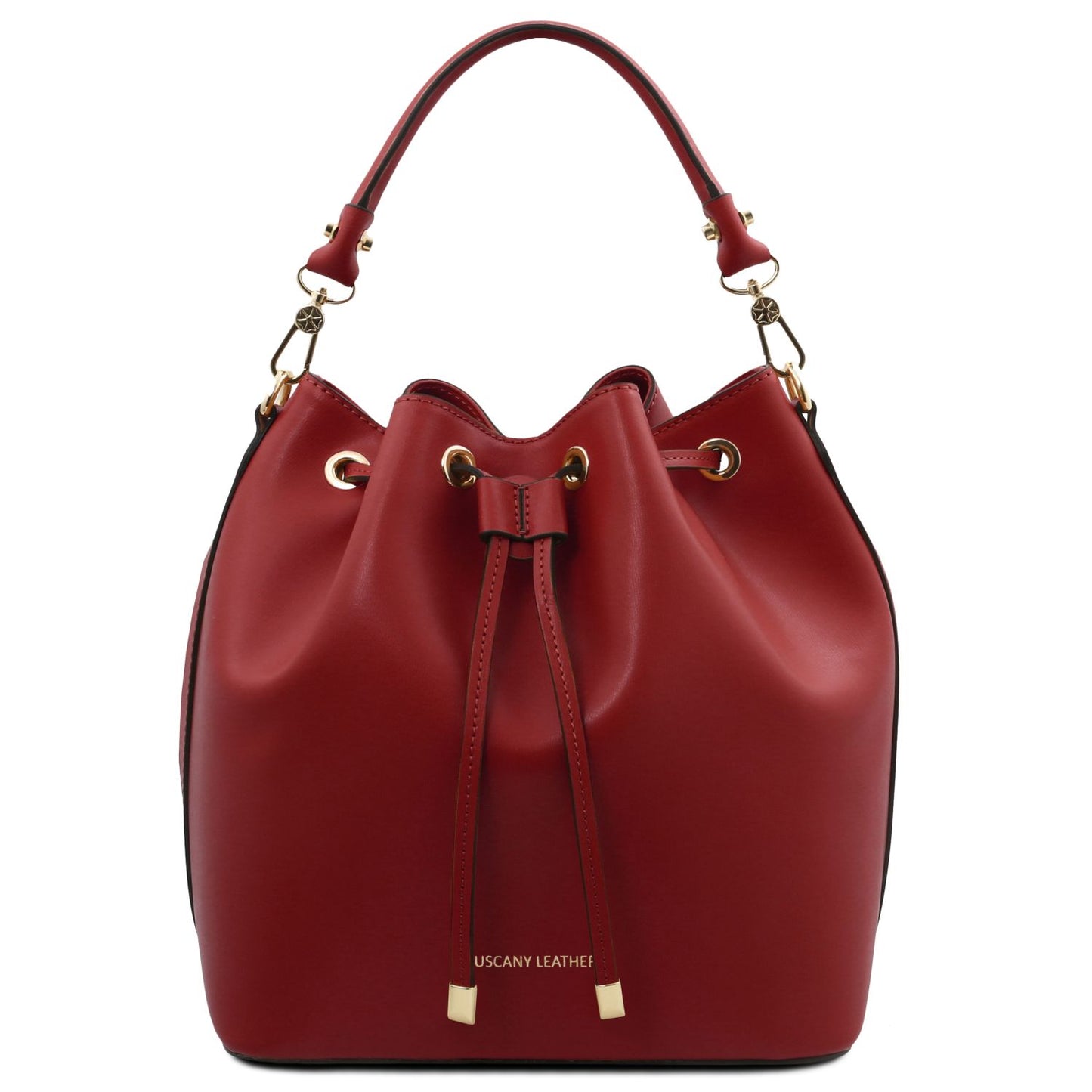 VITTORIA Leather Bucket Bag Montipi
