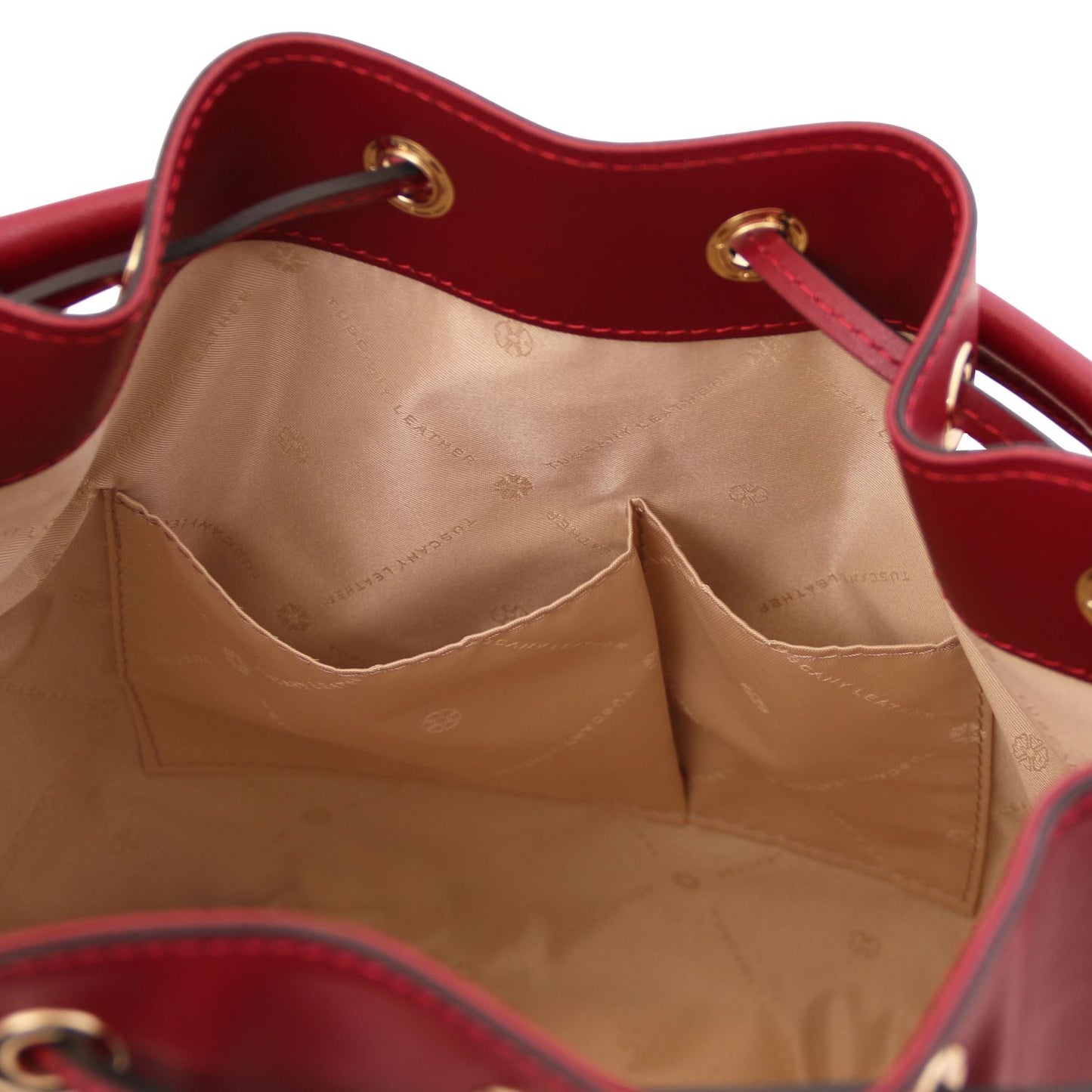 VITTORIA Leather Bucket Bag Montipi