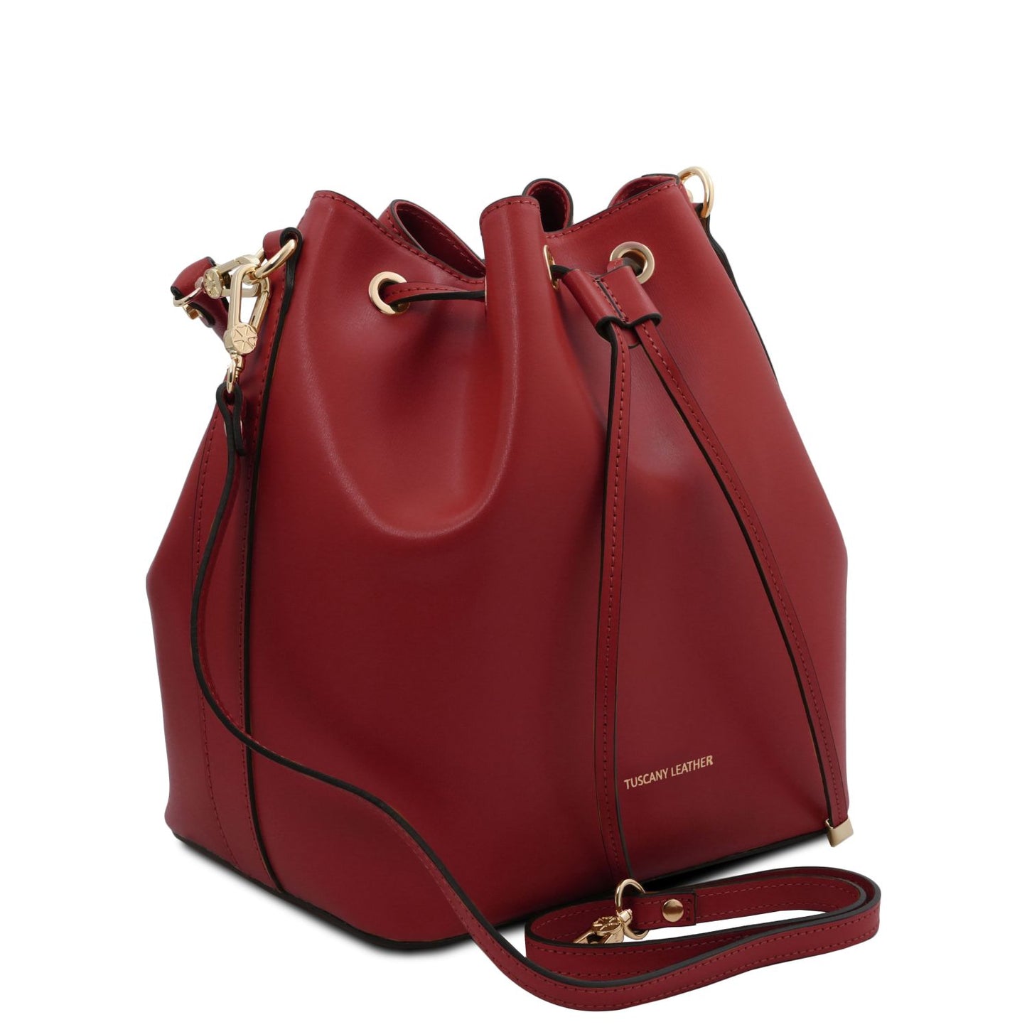 VITTORIA Leather Bucket Bag Montipi