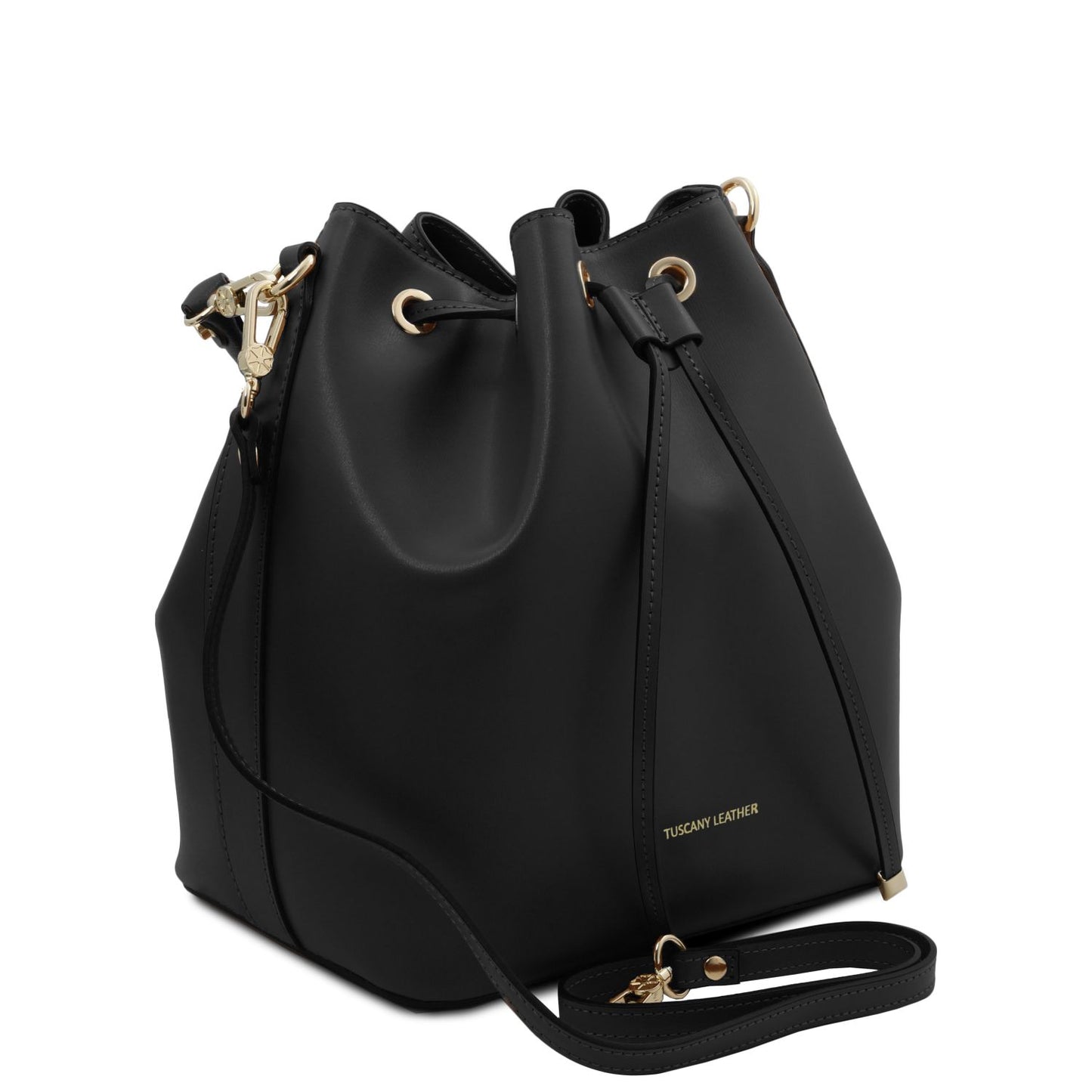VITTORIA Leather Bucket Bag Montipi
