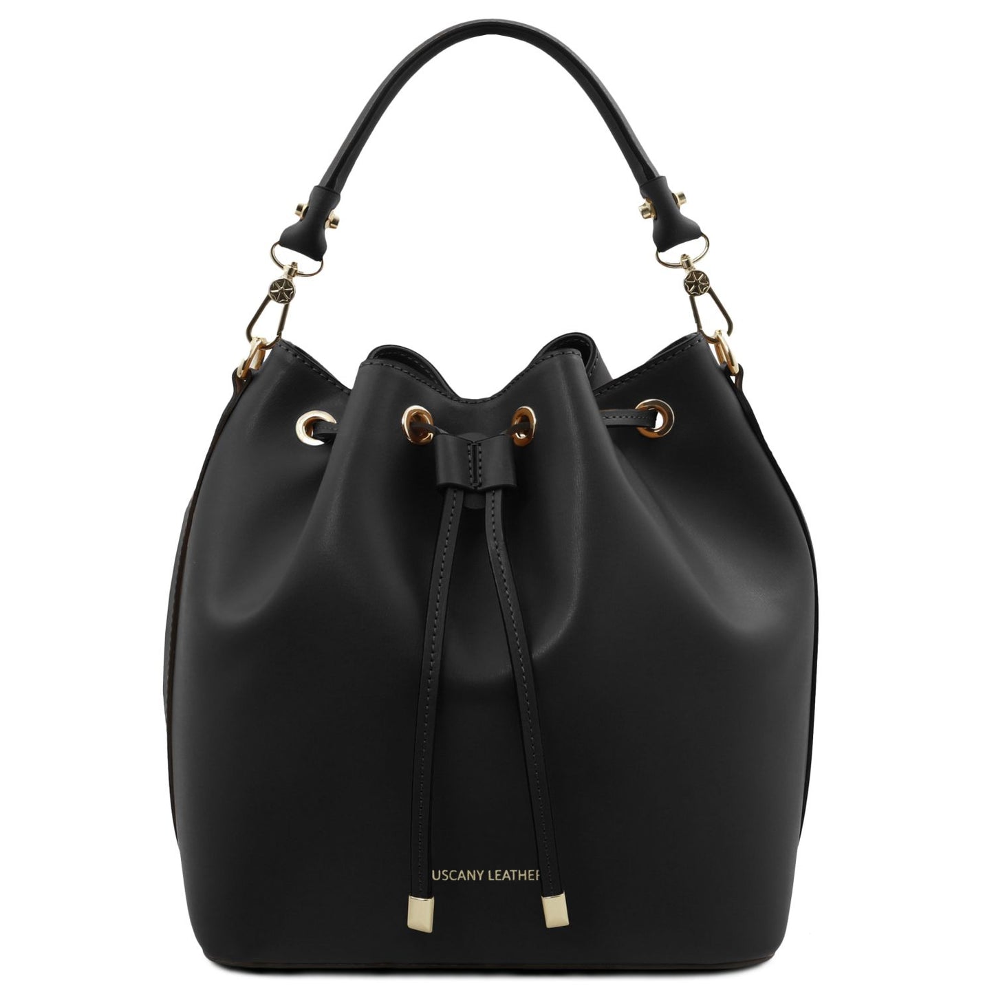 VITTORIA Leather Bucket Bag Montipi