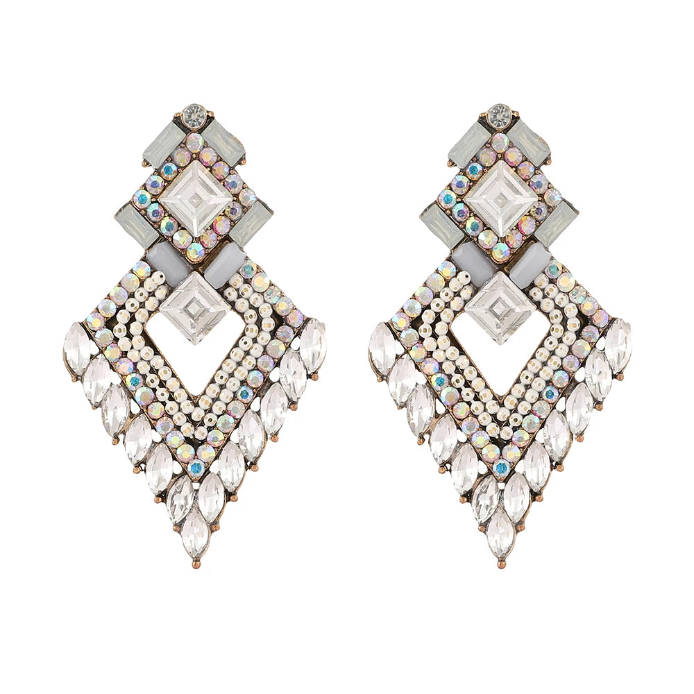Venezia Crystal Drop Earrings Montipi