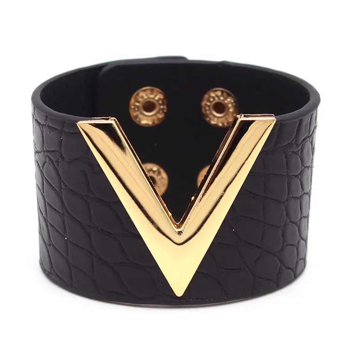 Viera Leather Cuff Bracelet