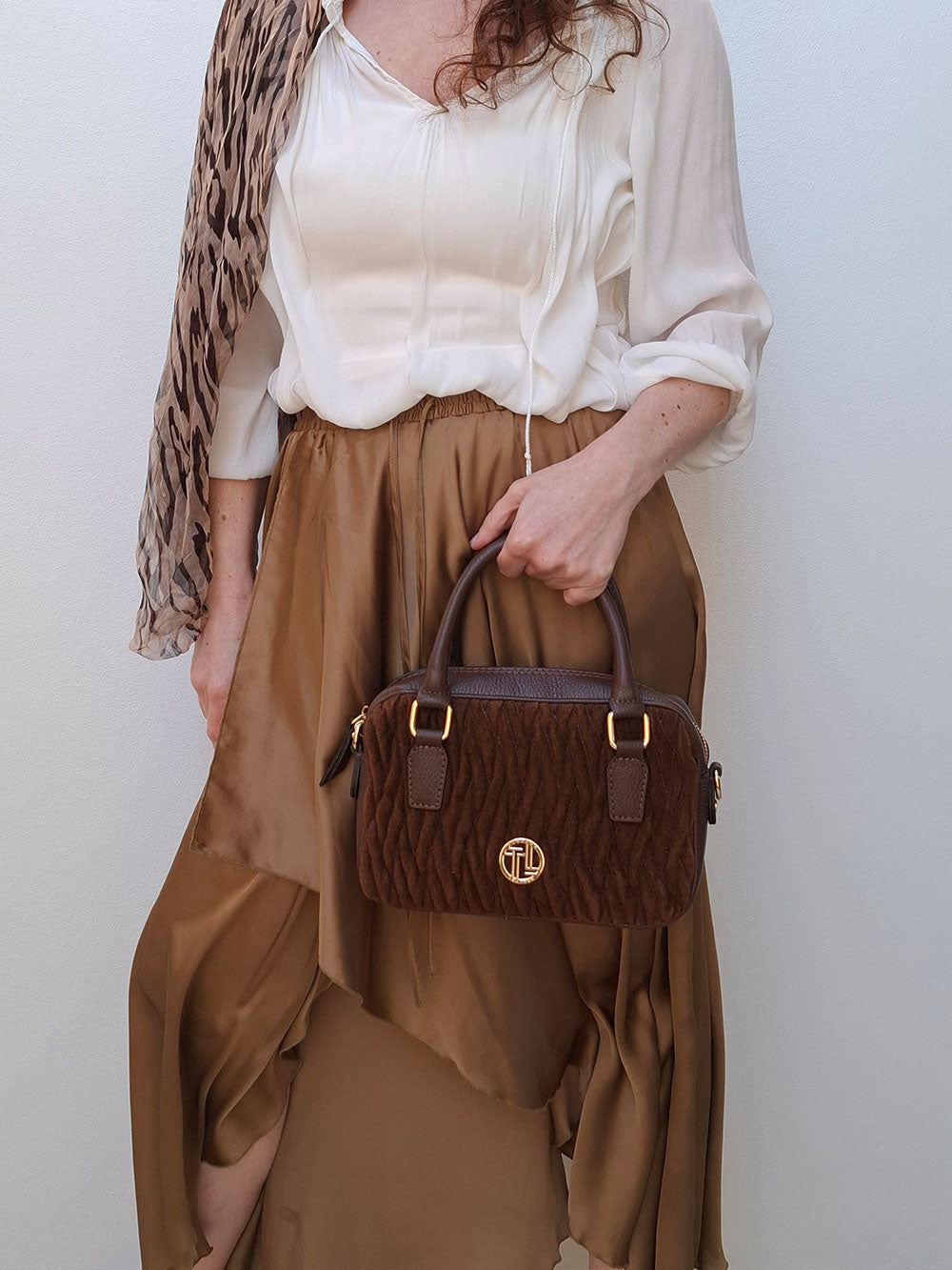 Chantilly Suede Handbag