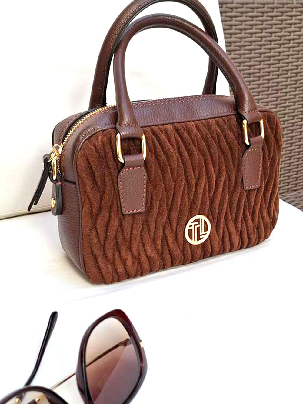 Chantilly Suede Handbag