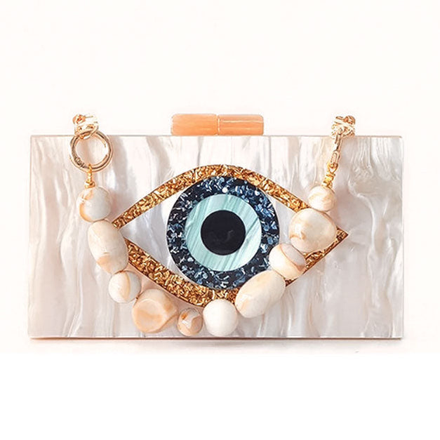 Luxury Mystic Evil Eye Clutch Bag