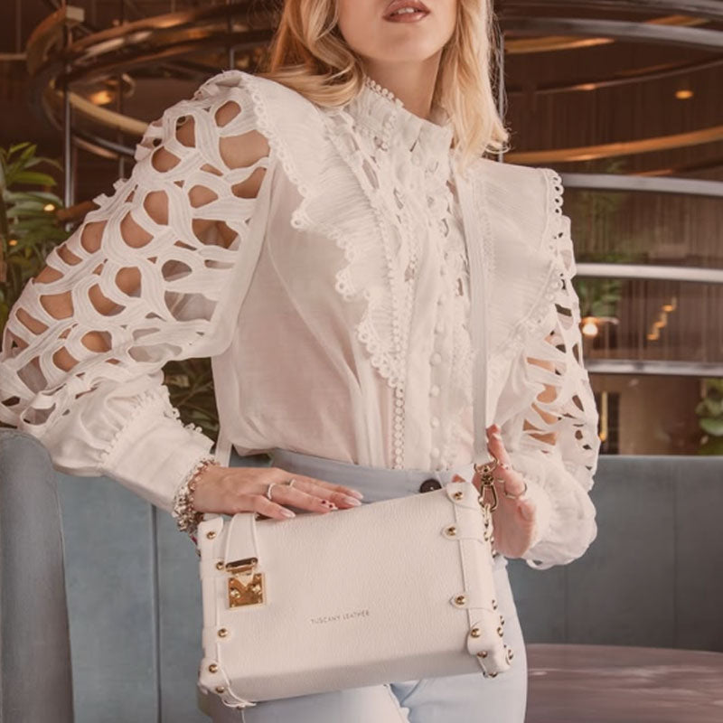 PRALINE Leather Handbag