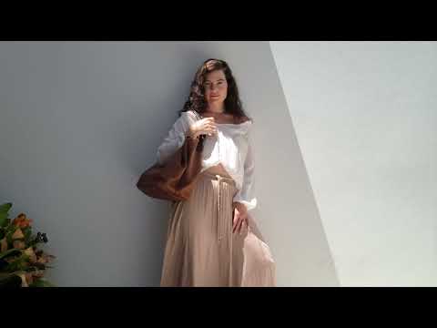 Keyluck Woven Leather Tote Bag