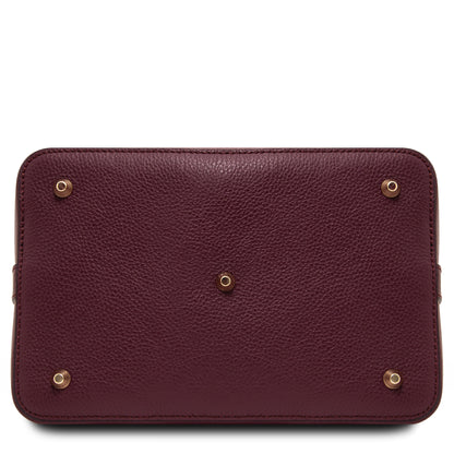 Minerva Leather Bucket Bag