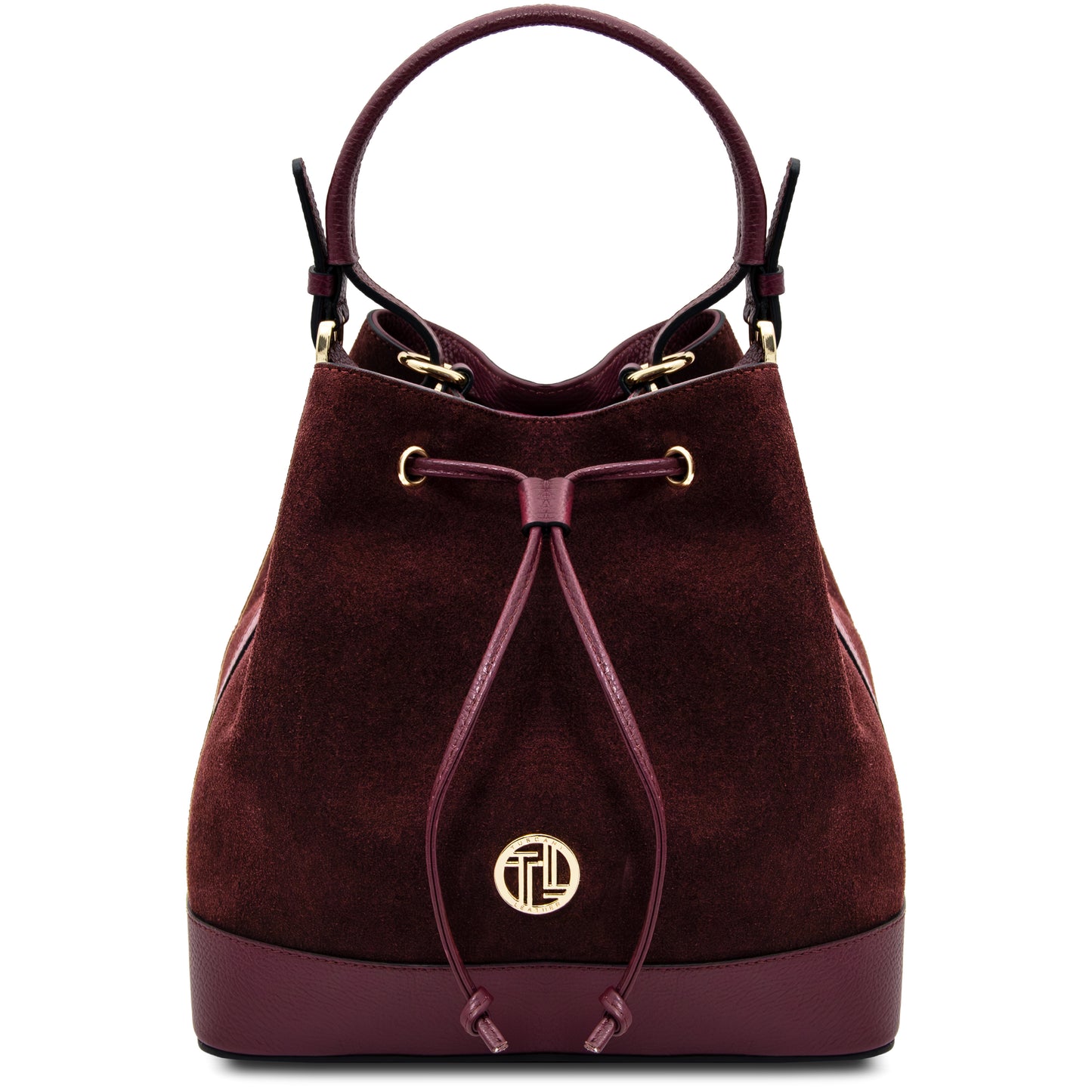 Minerva Leather Bucket Bag