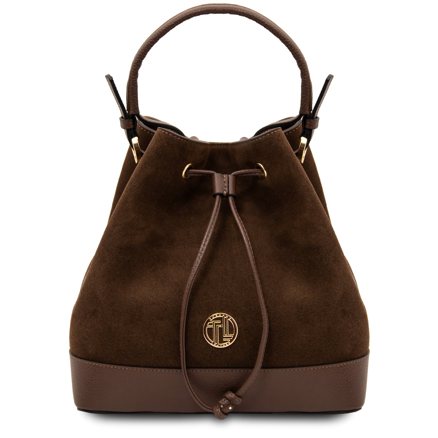 Minerva Leather Bucket Bag