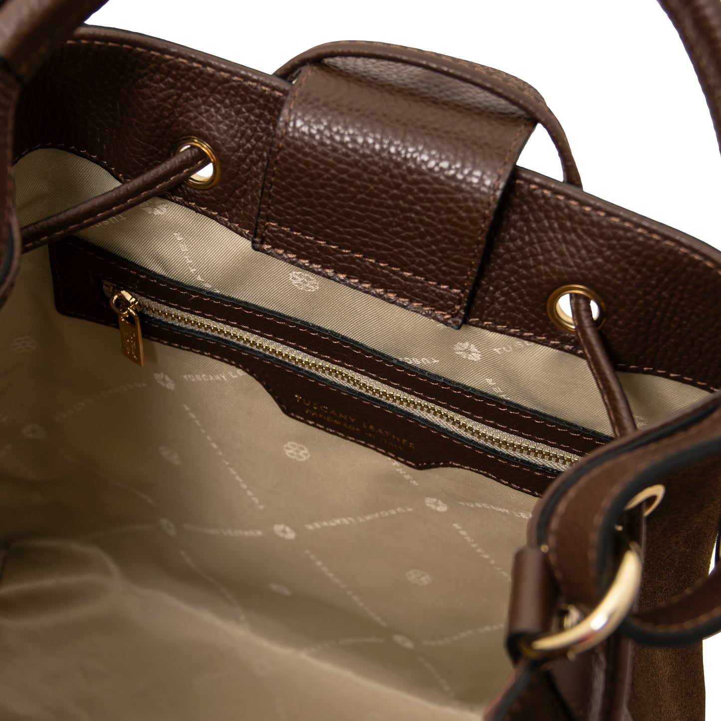 Minerva Leather Bucket Bag