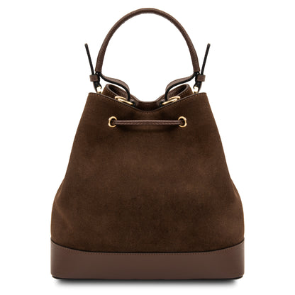 Minerva Leather Bucket Bag