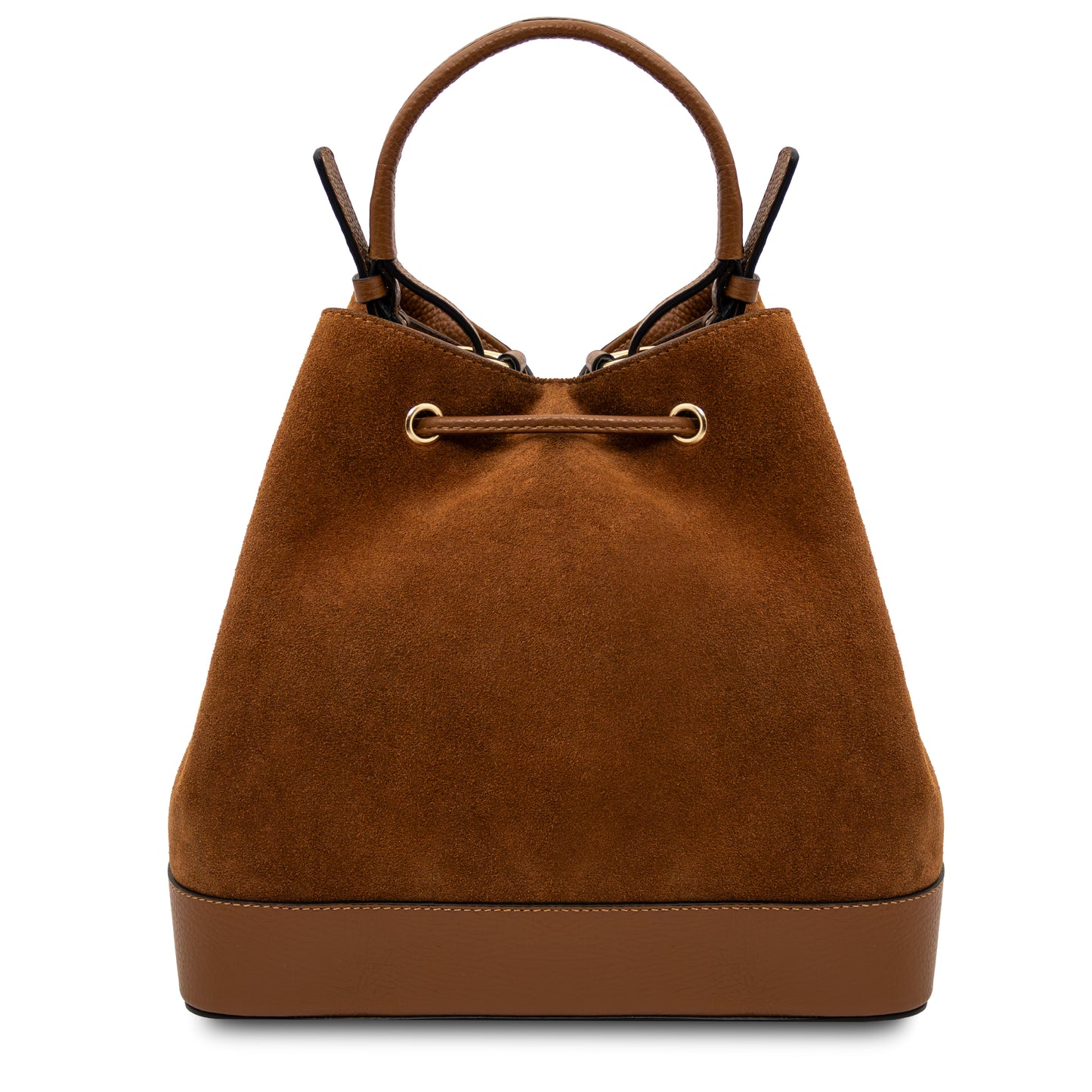Minerva Leather Bucket Bag