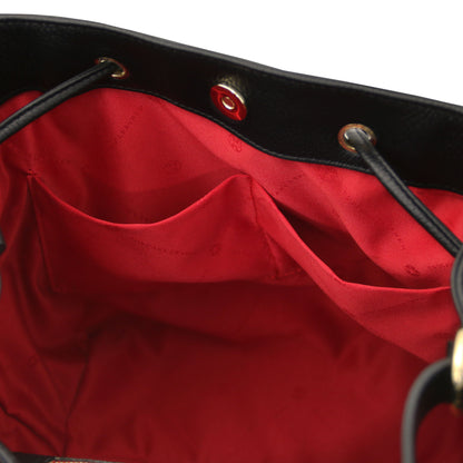 Minerva Leather Bucket Bag