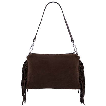 Nomad Suede Fringe Crossbody