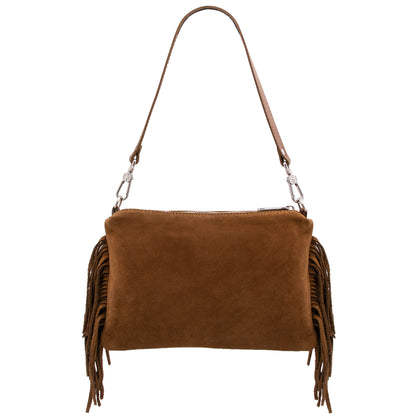 Nomad Suede Fringe Crossbody