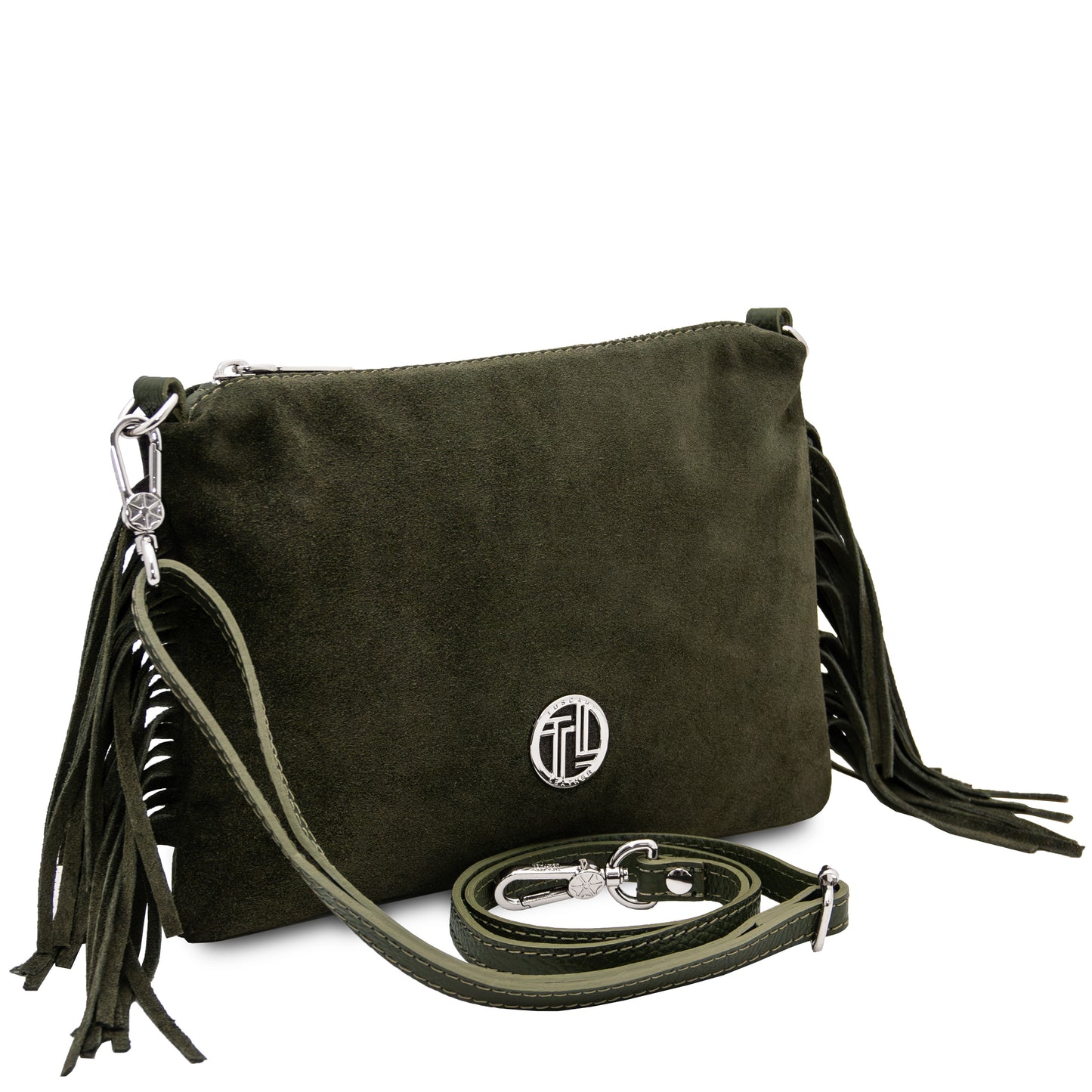 Nomad Suede Fringe Crossbody