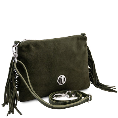 Nomad Suede Fringe Crossbody