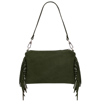 Nomad Suede Fringe Crossbody