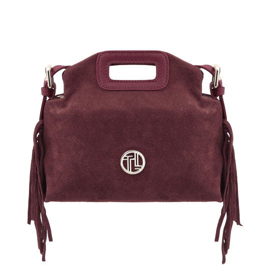 Nomad Suede Leather Fringe Handbag