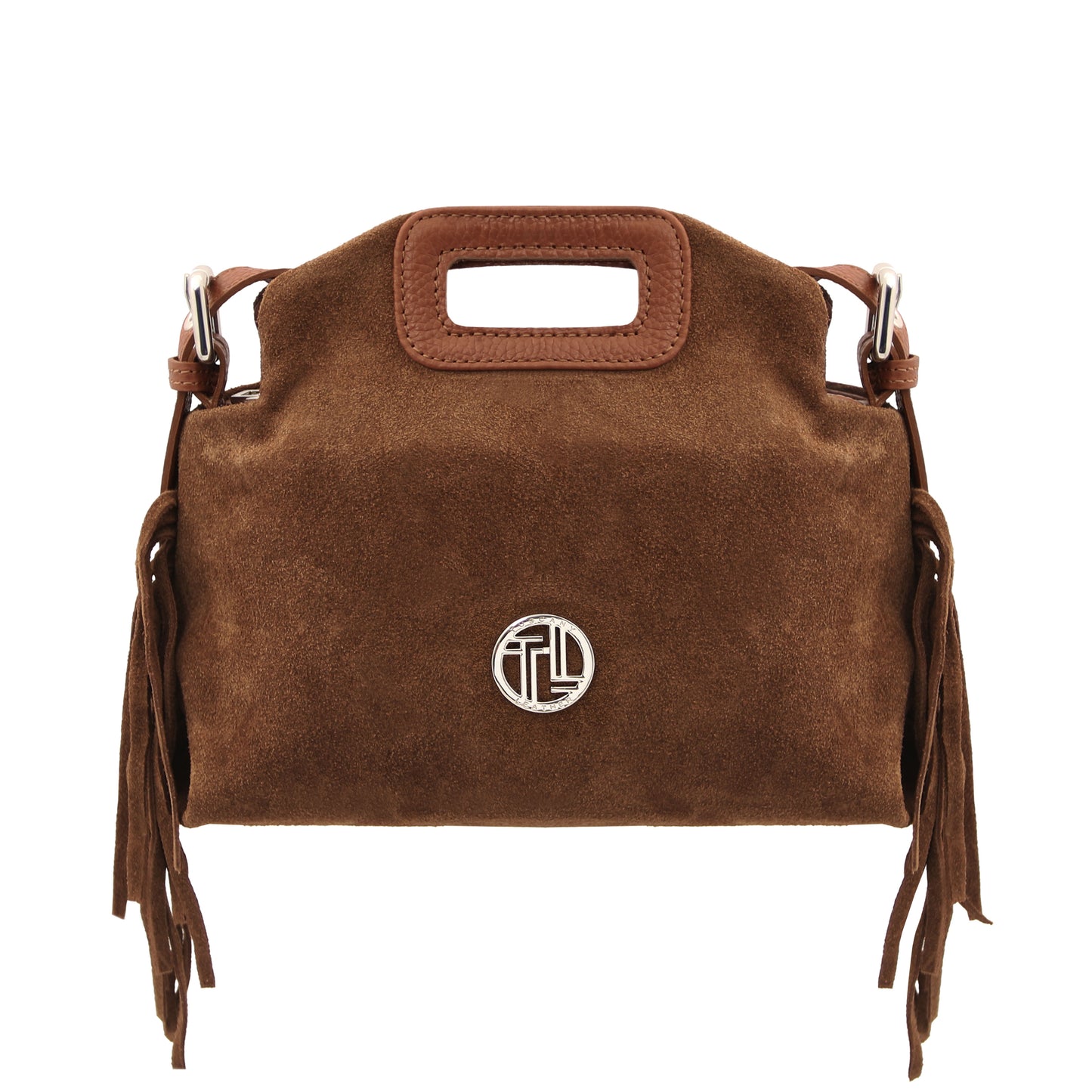 Nomade Suede Leather Fringe Handbag