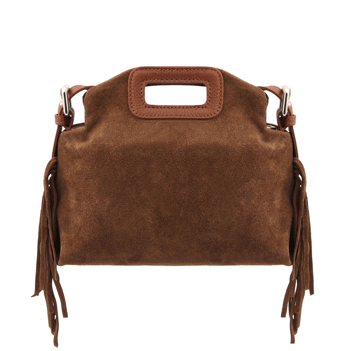 Nomade Suede Leather Fringe Handbag