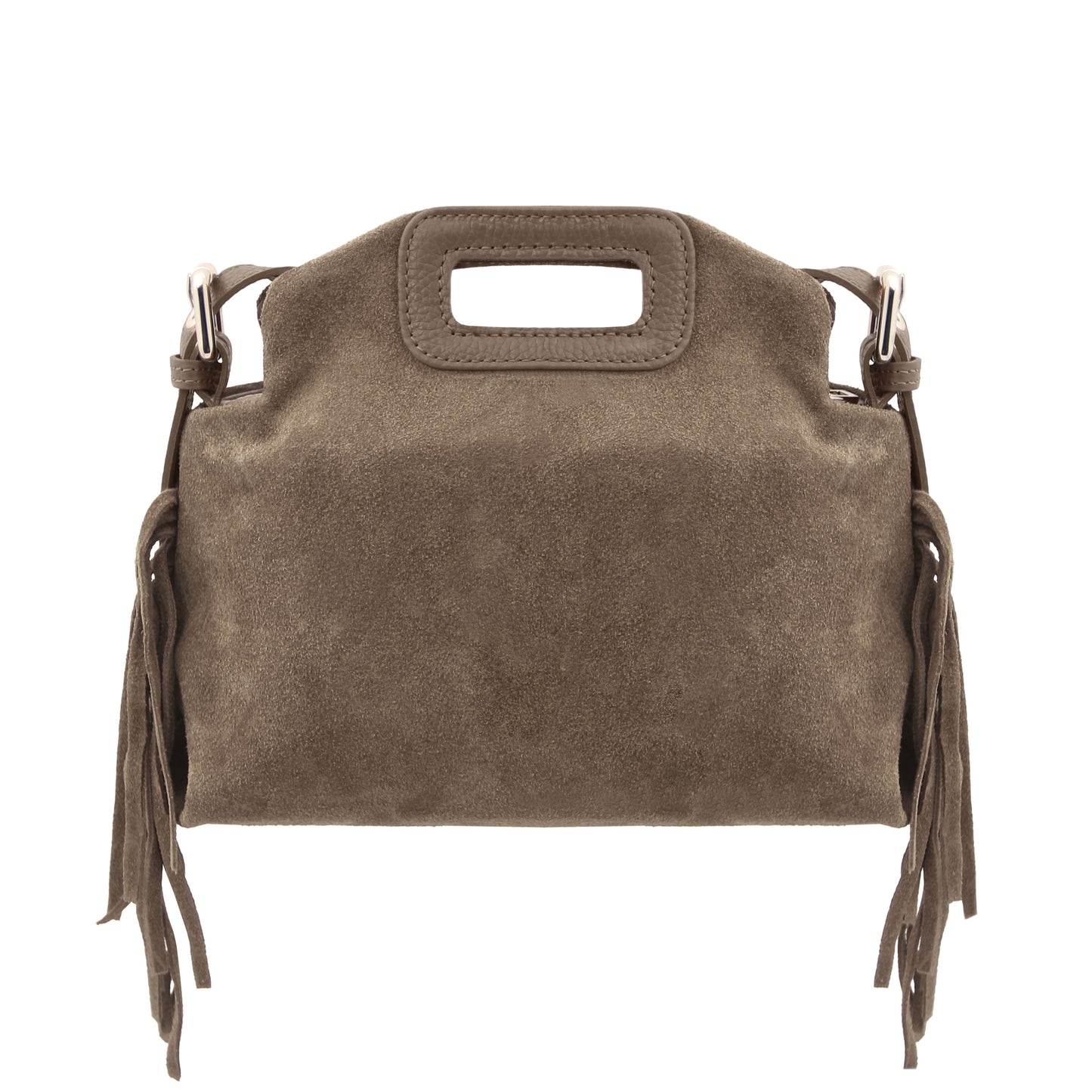 Nomade Suede Leather Fringe Handbag