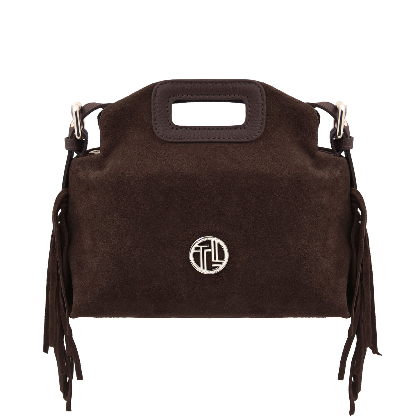 Nomade Suede Leather Fringe Handbag