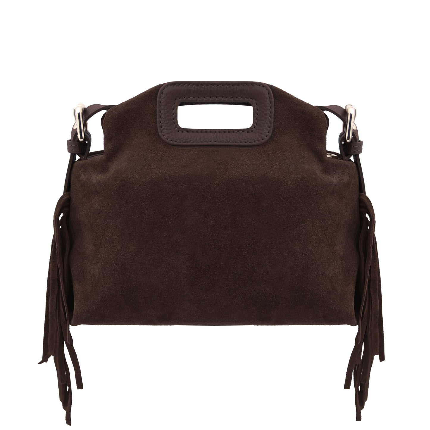 Nomade Suede Leather Fringe Handbag