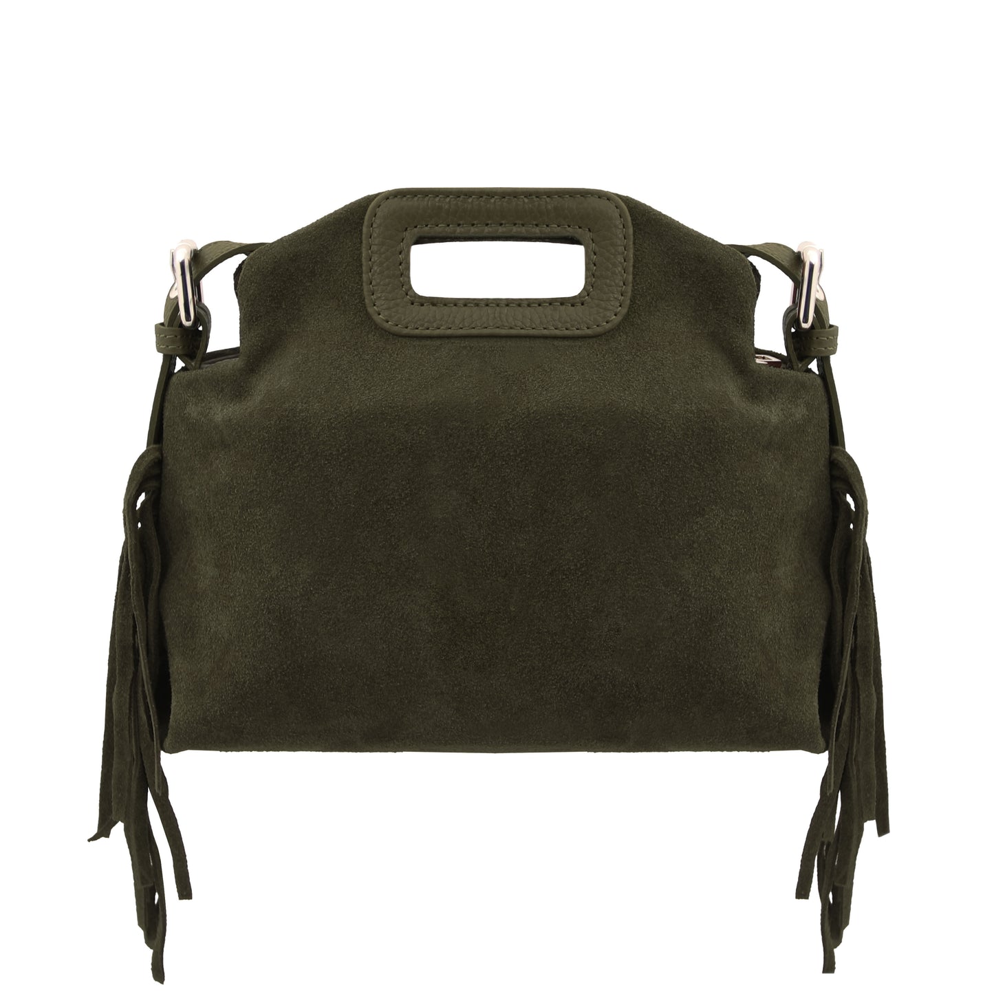 Nomade Suede Leather Fringe Handbag
