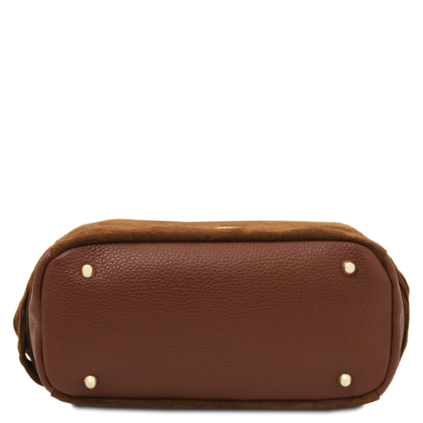 Nomade Suede Leather Fringe Shoulder Bag