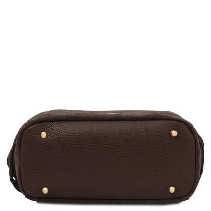 Nomade Suede Leather Fringe Shoulder Bag