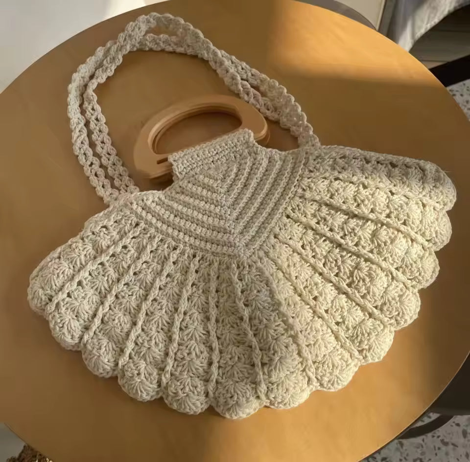 Crochet Shell Boho Bag