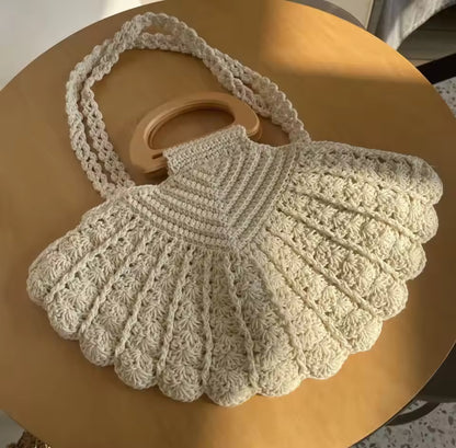Crochet Shell Boho Bag