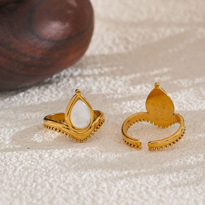 Amara Gem Teardrop Ring