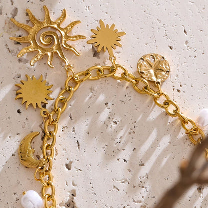 Aurea Sun Charm Necklace