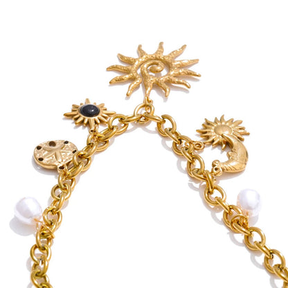 Aurea Sun Charm Necklace