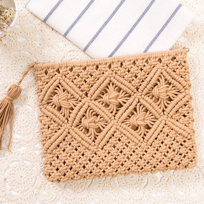 Beach Boho Macrame Clutch Bag Montipi
