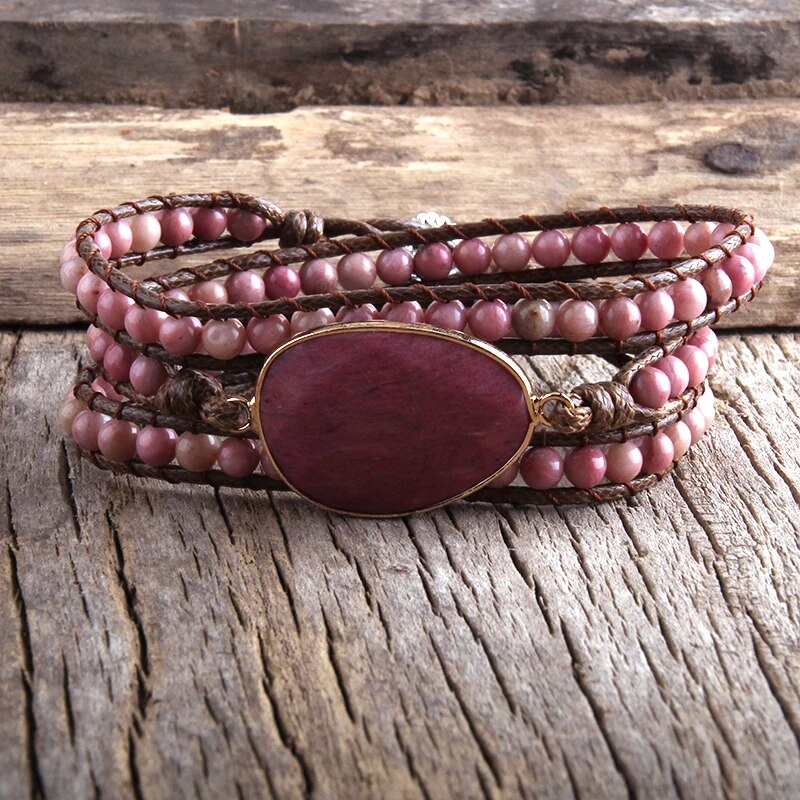 Beach Boho Stone Beaded Bracelet Montipi