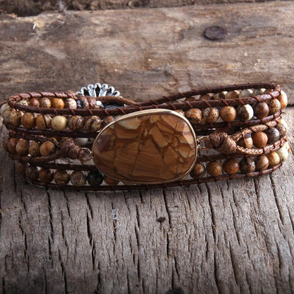 Beach Boho Stone Beaded Bracelet Montipi
