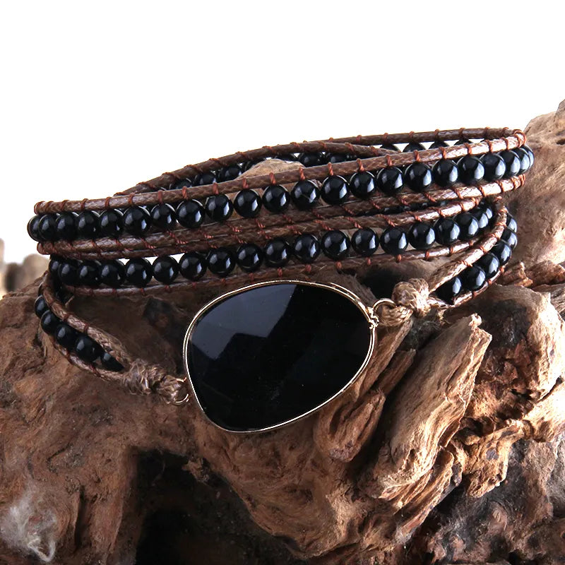Beach Boho Stone Beaded Bracelet Montipi