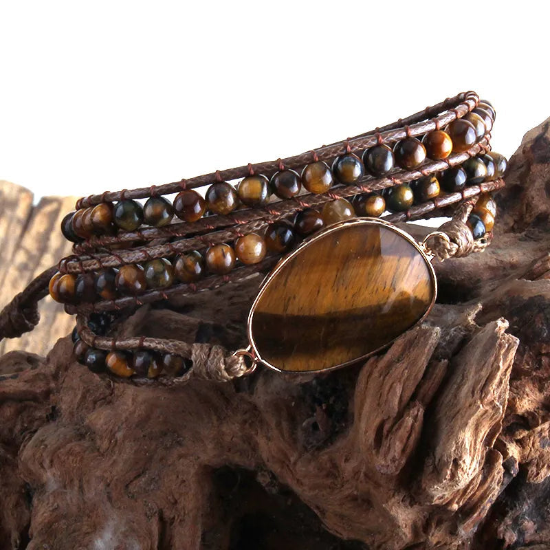 Beach Boho Stone Beaded Bracelet Montipi
