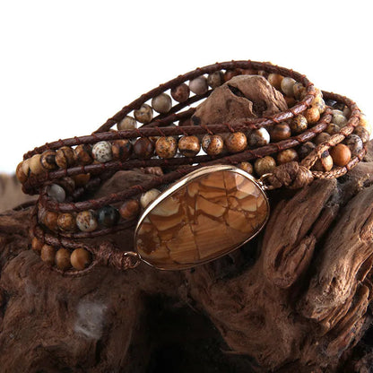 Beach Boho Stone Beaded Bracelet Montipi