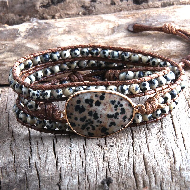 Beach Boho Stone Beaded Bracelet Montipi