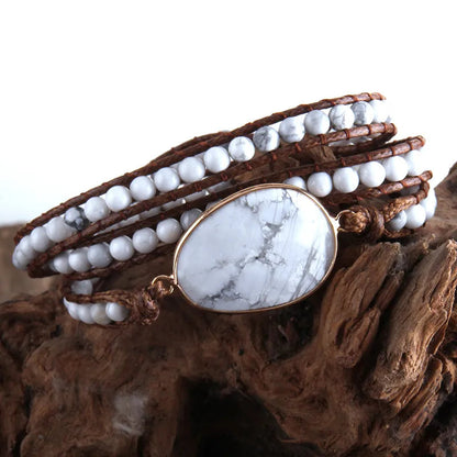 Beach Boho Stone Beaded Bracelet Montipi