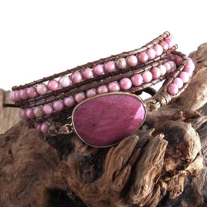 Beach Boho Stone Beaded Bracelet Montipi
