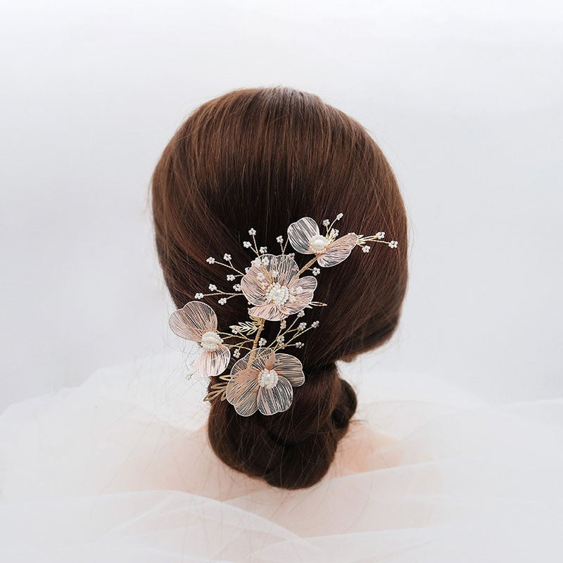 Bridal Boho Flower Hair Decorations Montipi