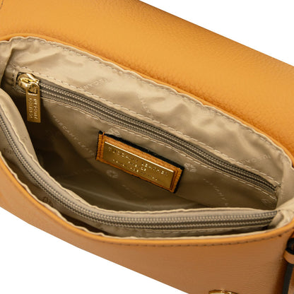 Biscuit Soft Leather Crossbody Bag