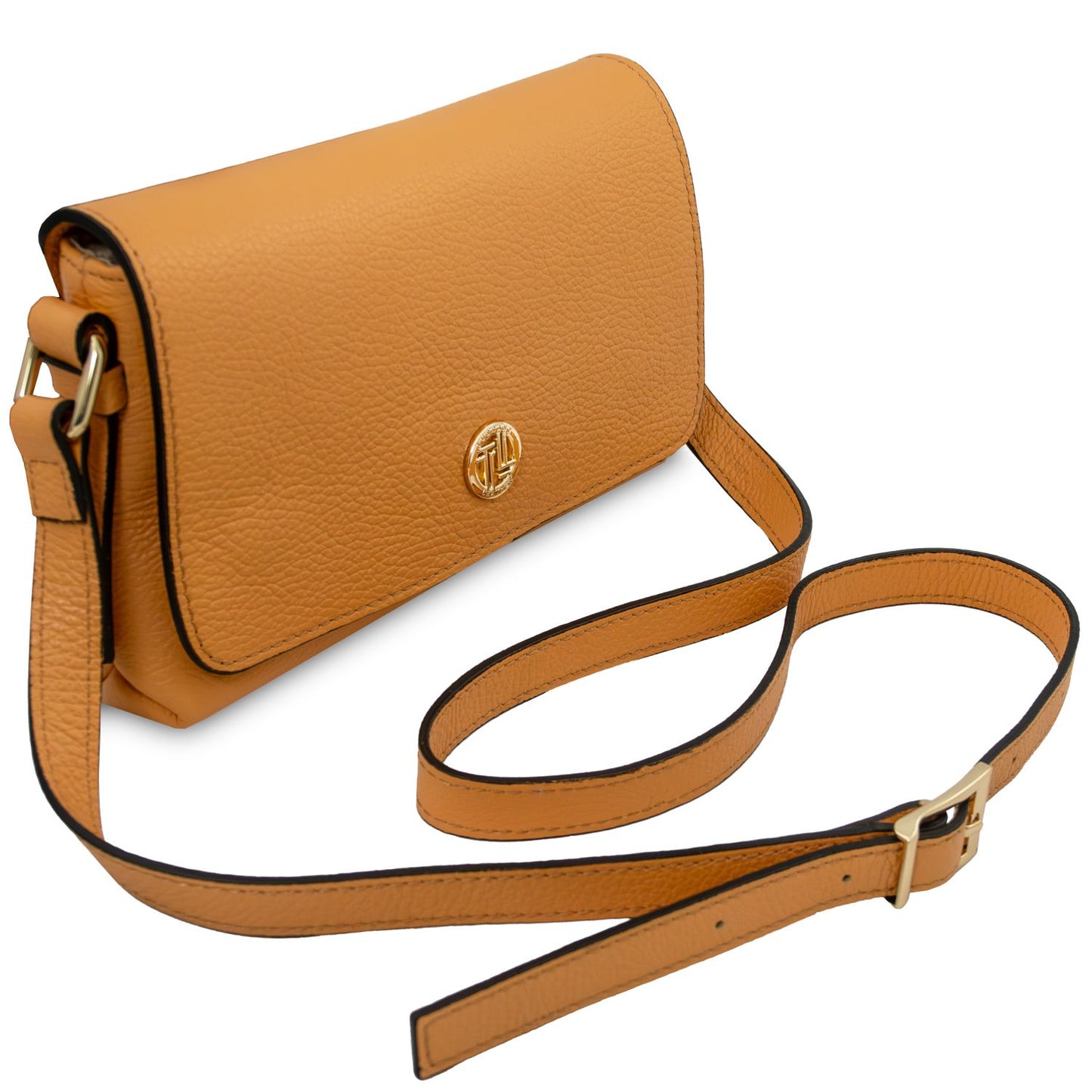Biscuit Soft Leather Crossbody Bag